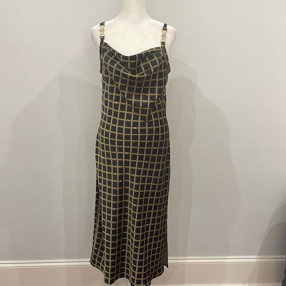 Michael Kors New Cowl Neck Sleeveless Dress MIDI Size Small - Picture 1 of 4